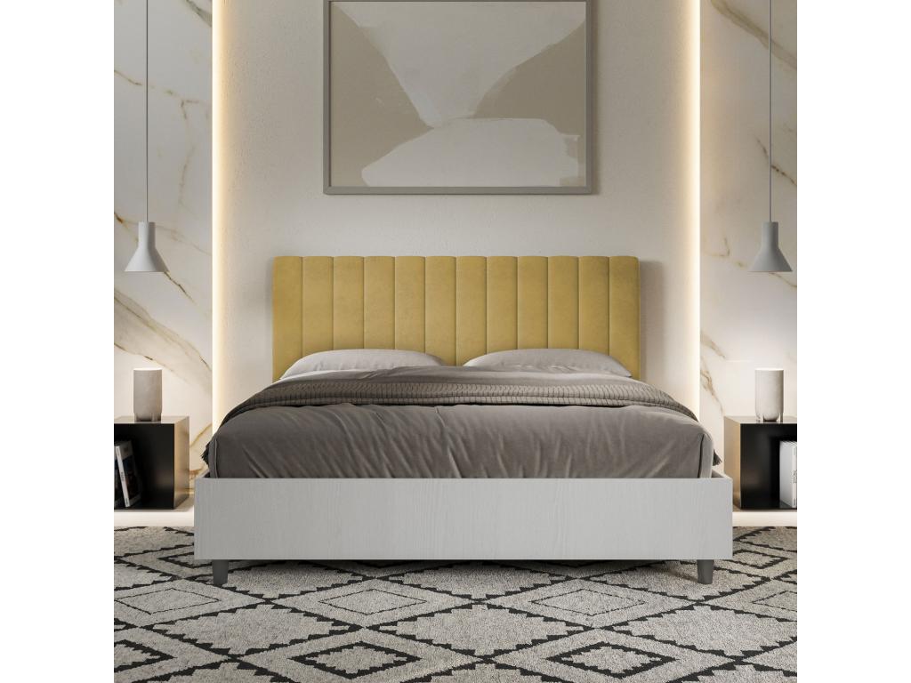Letto giallo, 160 x 200 cm