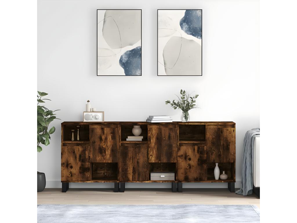 Credenza in legno ingegnerizzato marrone