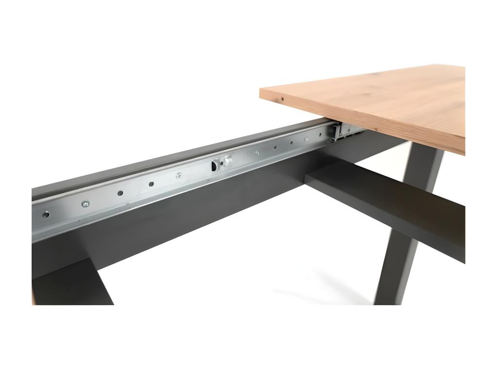 Tavolo da pranzo in legno di quercia naturale