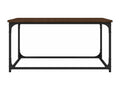 Tavolino da caffè in legno ingegnerizzato marrone, 80 x 50 x 40 cm